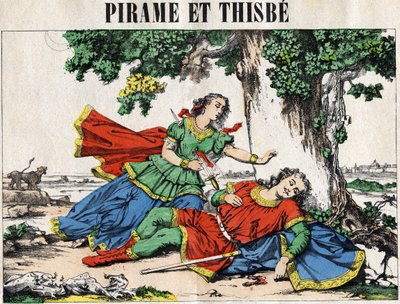 Piramo e Tisbe, racconto di Ovidio nelle "Metamorfosi" da French School
