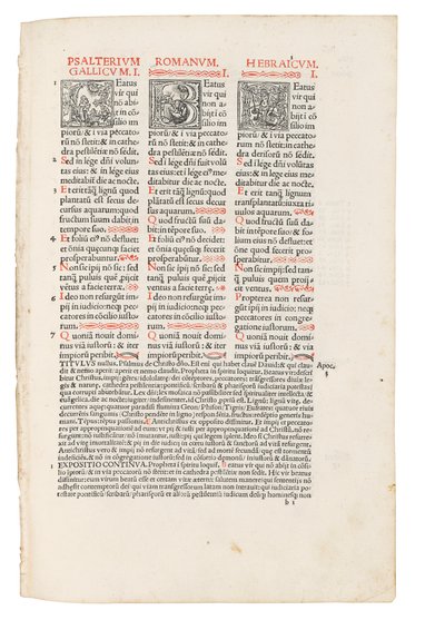 Quincuplex Psalterium, a cura di Jacques Le Fèvre d