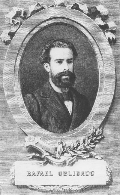 Rafael Obligado (incisione) da French School