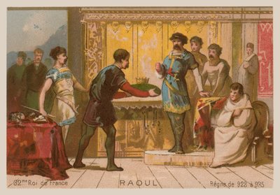 Raoul, Re di Francia (c 890-936) da French School