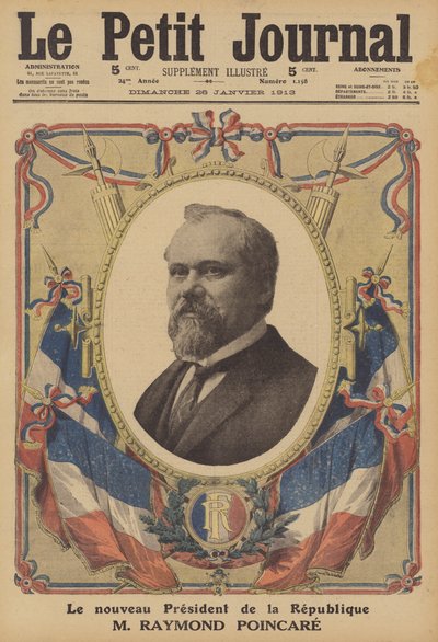 Raymond Poincare, nuovo Presidente della Repubblica Francese da French School
