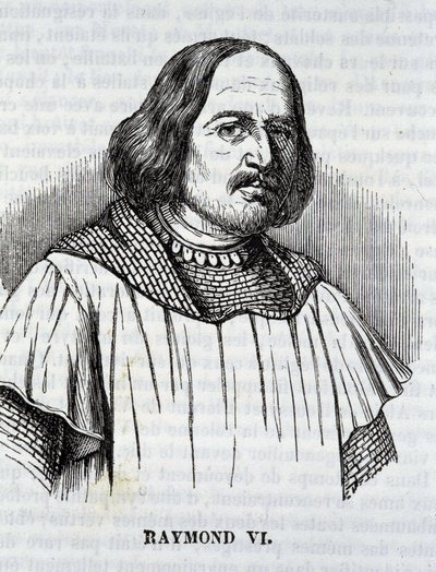 Raymond VI in "La Mosaique du midi", Tolosa da French School