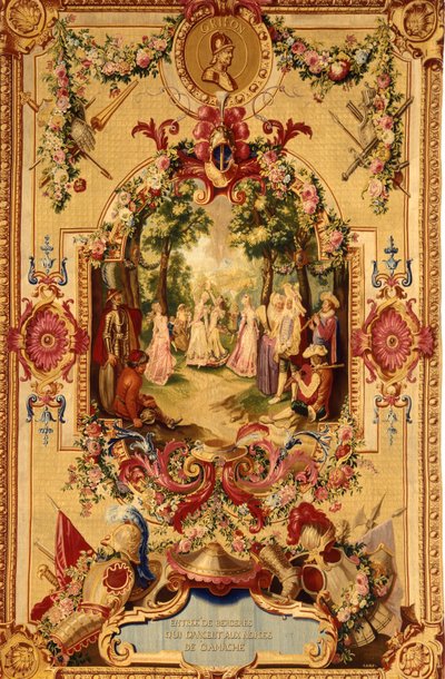 Arazzo dei Gobelins della Reggenza con la storia di Don Chisciotte da French School
