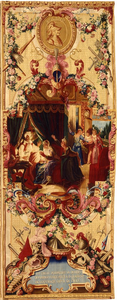 Arazzo dei Gobelins con la storia di Don Chisciotte, 1717-18 da French School