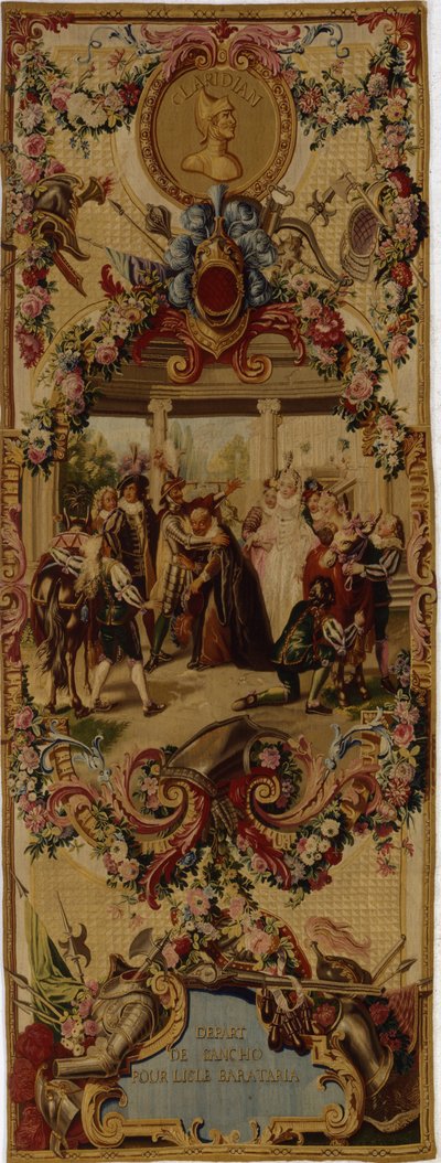Arazzo dei Gobelins con la storia di Don Chisciotte, 1717-18 da French School