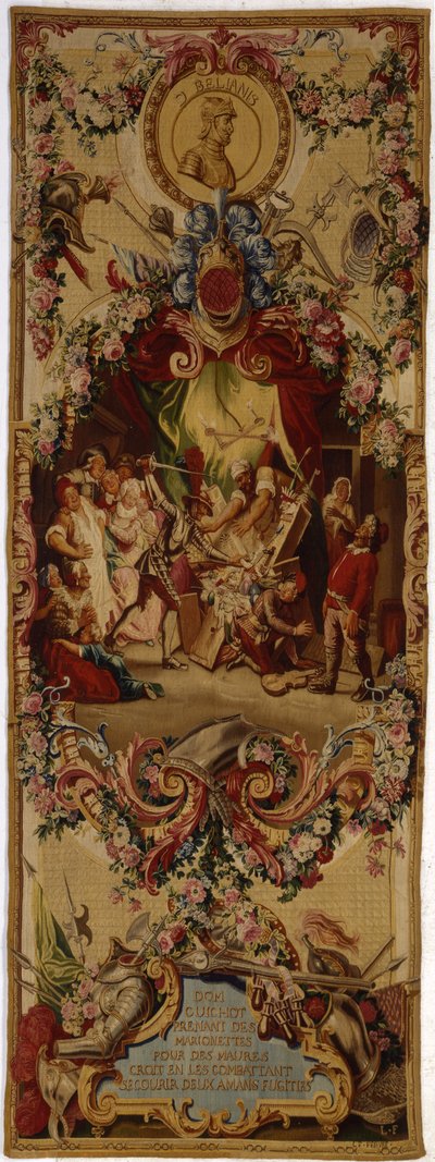 Arazzo dei Gobelins con la storia di Don Chisciotte da French School