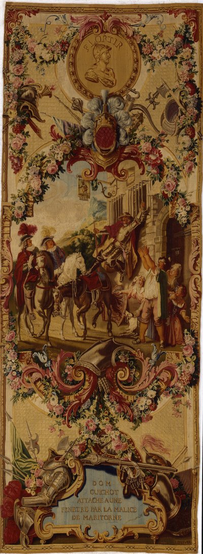 Arazzo dei Gobelins con la storia di Don Chisciotte da French School