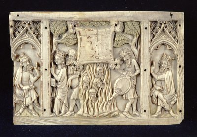 Rilievo che raffigura scene della vita di Santa Caterina d
