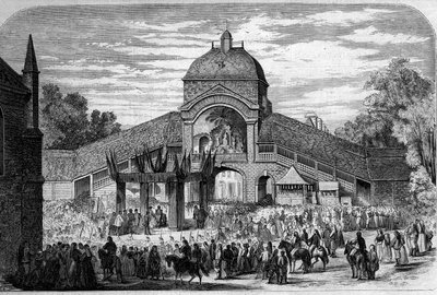 Cerimonia religiosa - 15 agosto 1858: Messa dell