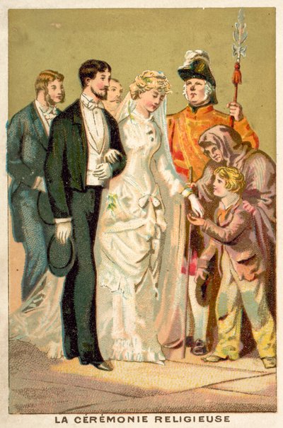 Cerimonia di matrimonio religioso da French School