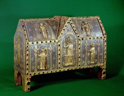Reliquiario di San Calminio, Limoges da French School