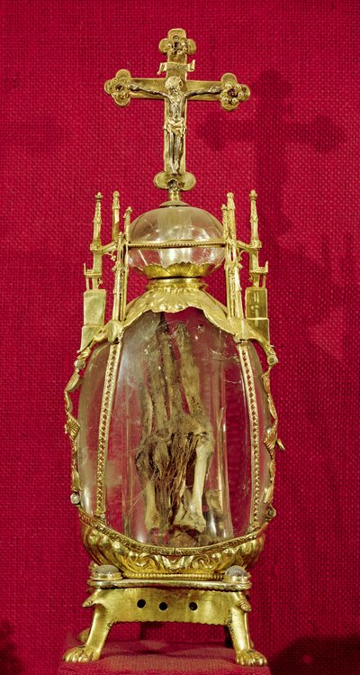 Reliquiario contenente la mano di Sant