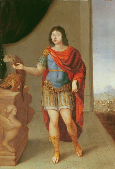 René di Froullay, Conte di Tessé vestito da guerriero romano da French School
