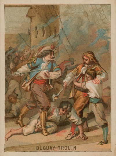 René Duguay-Trouin corsaro francese di Saint Malo da French School