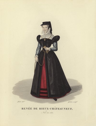Renée de Rieuf, La Belle Chateauneuf da French School