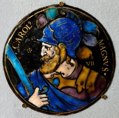 Rappresentazione di Carlo Magno (Carlo I il Grande), re di Francia da French School