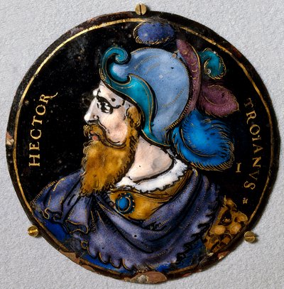 Rappresentazione di Ettore, eroe troiano da French School