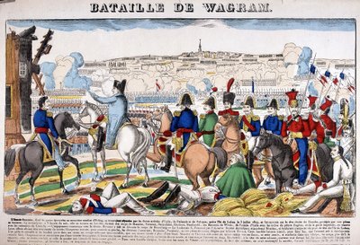 Rappresentazione della Battaglia di Wagram, 5 luglio da French School