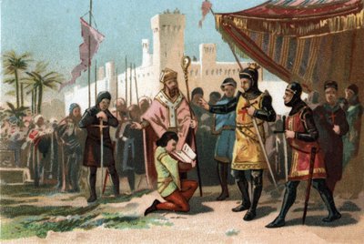 Rappresentazione delle lettere di annoblisment messe in atto dal Re Filippo III l