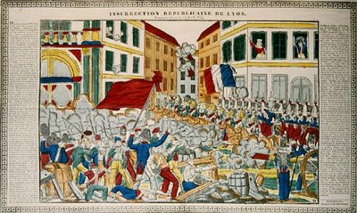 Insurrezione repubblicana a Lione, 9-14 aprile 1834 da French School