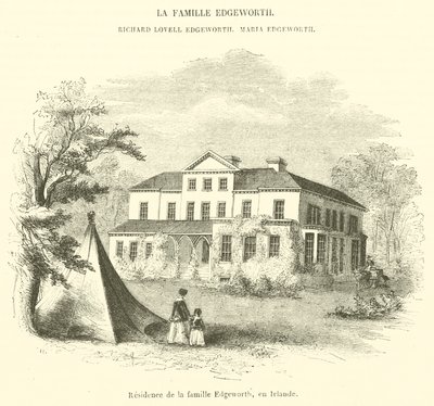Residenza della famiglia Edgeworth, in Irlanda da French School