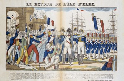 Ritorno di Napoleone Bonaparte (1769-1821) dal suo esilio all