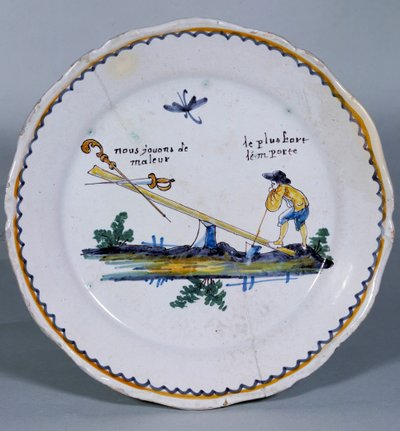 Piatto rivoluzionario da French School