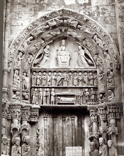 Baia destra del Portale Reale, metà del XII secolo da French School