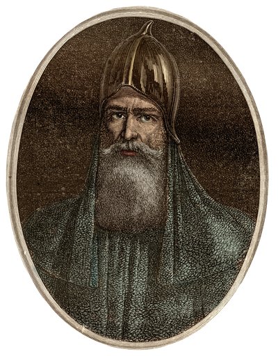 Riourik (Riurik, Rurik Rouri) principe varego del IX secolo - Ritratto di Rurik, un capo varangiano e fondatore della Rus