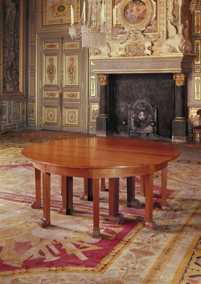 Tavolo rotondo in stile Direttorio, 1795-99 da French School