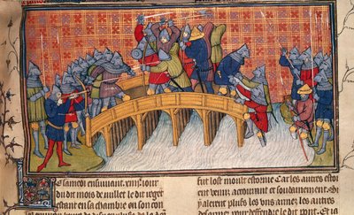 Battaglia sul Ponte sulla Senna durante la Guerra dei Cent