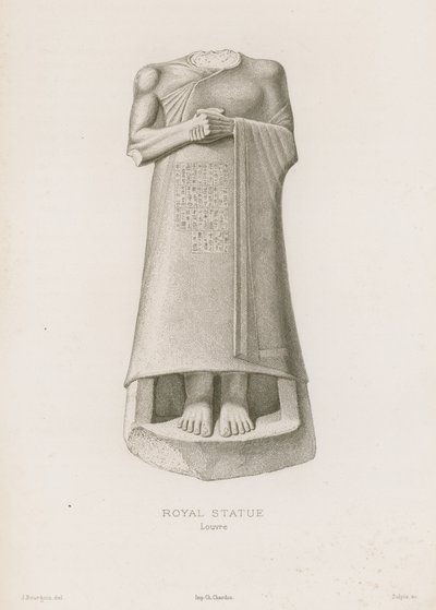 Statua reale, Louvre da French School