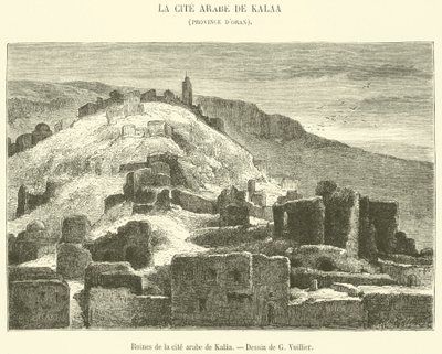 Rovine della città araba di Kalaa da French School