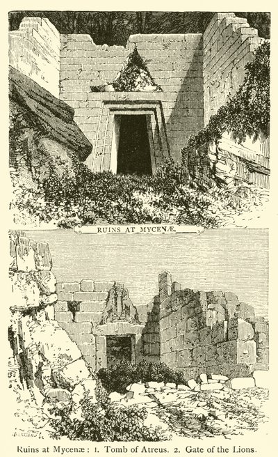 Rovine di Micene da French School