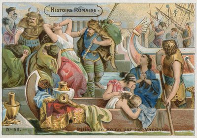 Sacco di Roma da parte dei Vandali, 455 da French School