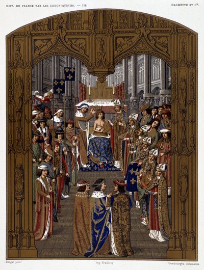 Incoronazione di Carlo VI (1380) - in Les Chroniqueurs de l