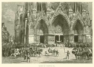 Incoronazione di Carlo VI da French School