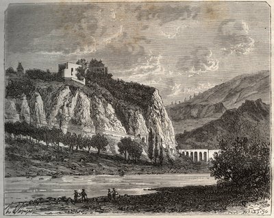 Saint-Paul-en-Cornillon (Saint Paul en Cornillon) - Loira, nella regione Rodano-Alpi - incisione in “La Francia illustrata: geografia, storia, amministrazione statistica” di V.-A. Malt-Brown. 1884 da French School