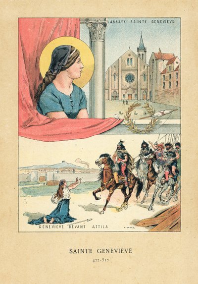Santa Genoveffa da French School