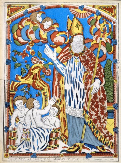 San Nicola, Vescovo di Mira, prega per noi da French School