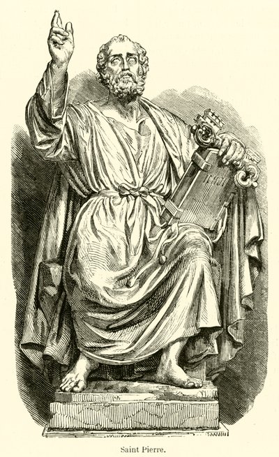 San Pietro (incisione) da French School