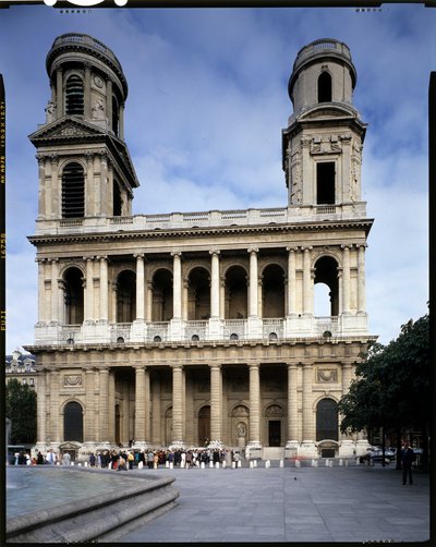 Chiesa di Saint Sulpice a Parigi da French School