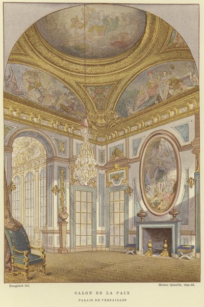 Salon de la Paix, Palazzo di Versailles da French School