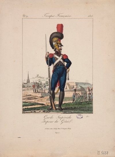 Zappatore della Guardia Imperiale, Truppe Francesi, n.19 da French School