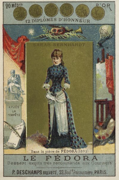 Sarah Bernhardt, attrice francese da French School