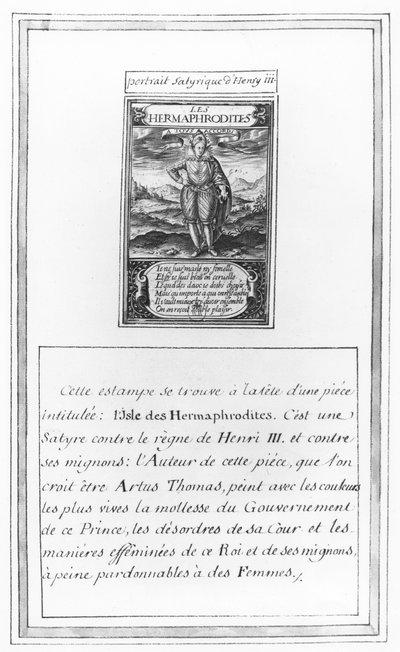 Ritratto satirico di Enrico III, da 