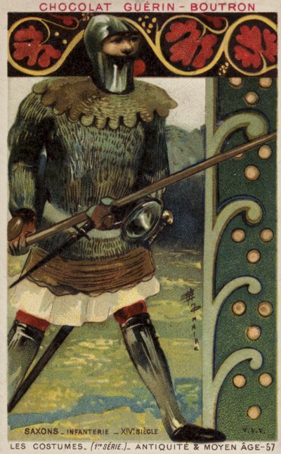 Fante sassone, XIV secolo da French School