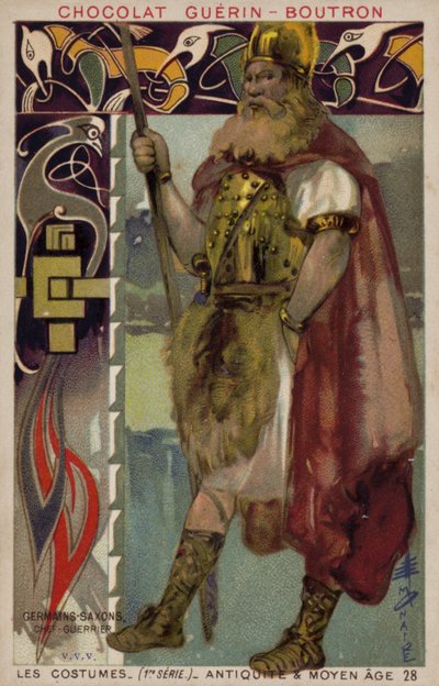 Capo guerriero sassone da French School
