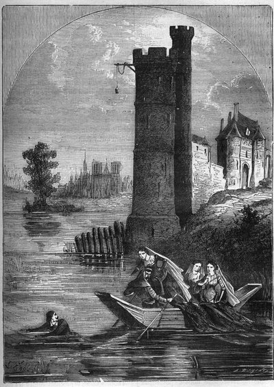 Scandalo (affare) della torre di Nesle: Jean Buridan riuscì a fuggire dalla torre di Nesle nel 1314 nonostante l