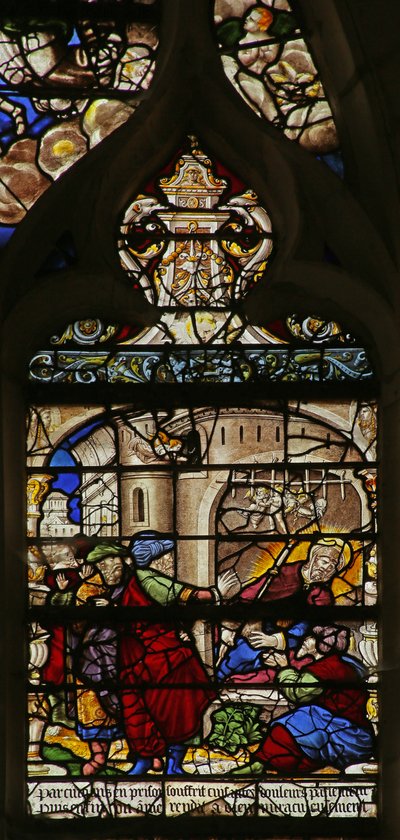 Scena dalla vita di San Rocco: la morte del santo da French School